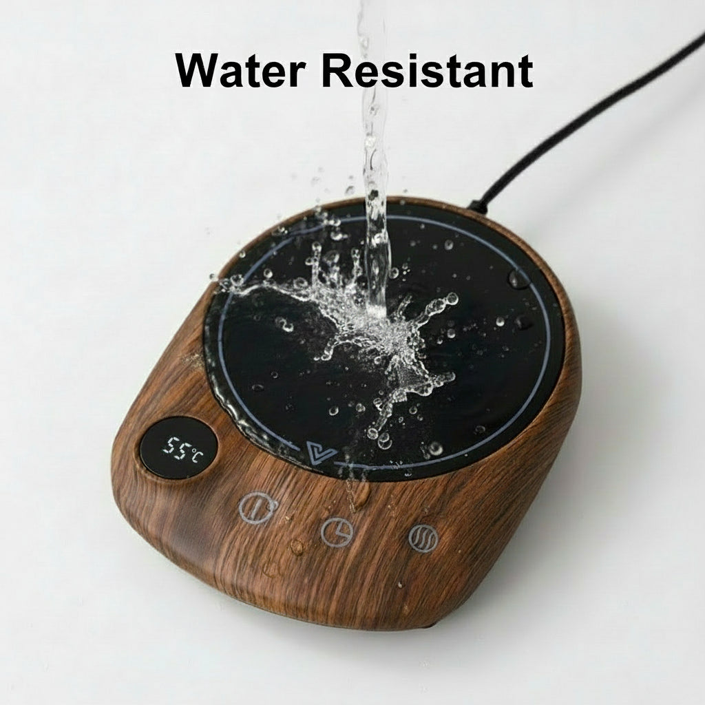 Smart Mug Warmer Pro – 5-Temp Heating Plate with Auto Shut-Off