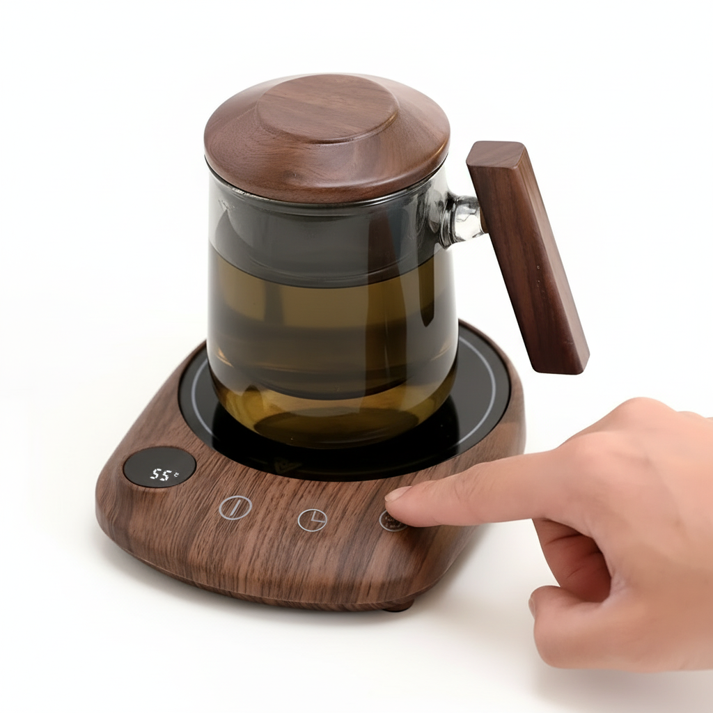 Smart Mug Warmer Pro – 5-Temp Heating Plate with Auto Shut-Off